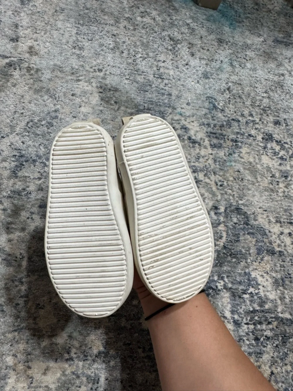 Old Navy Kids White Slip-On Canvas Sneakers